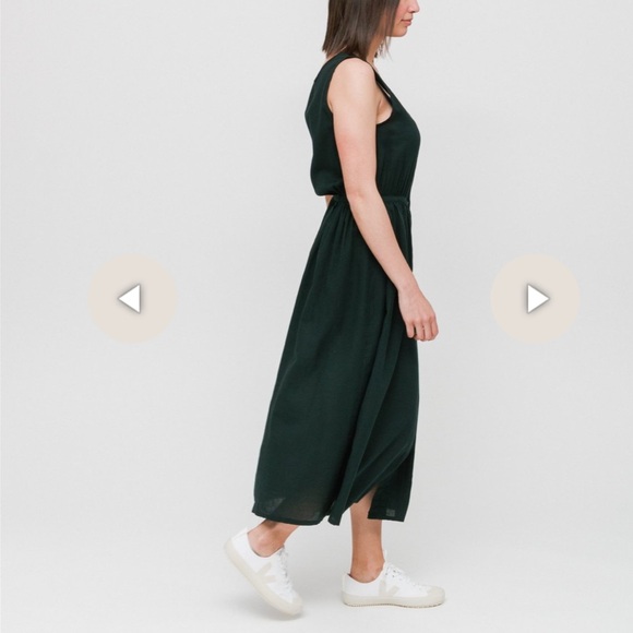 Thinking Mu Phantom Angelina Dress . Black size L . Maxi - Picture 3 of 11